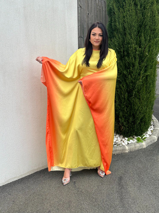 Abaya Leya jaune