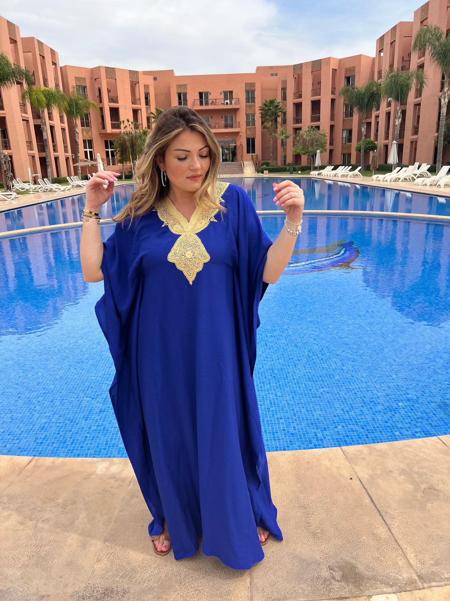 Robe Marrakech bleue