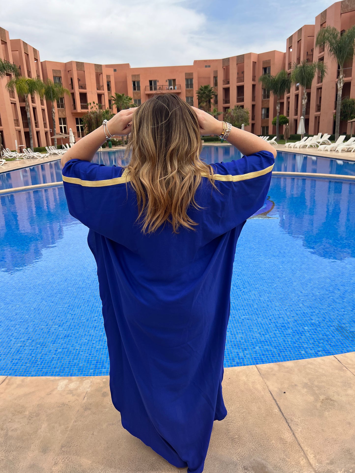Robe Marrakech bleue